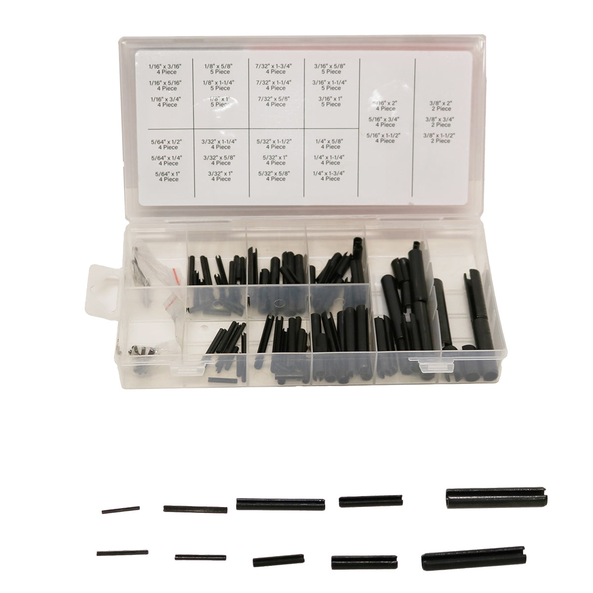 ROLL PIN ASSORTMENT 120 PIECES