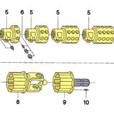 1644250 #4 LN3 PAWL CLUTCH W/