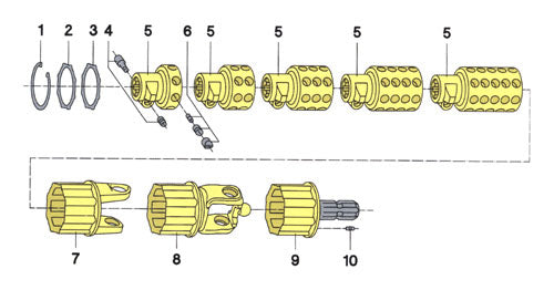 1644250 #4 LN3 PAWL CLUTCH W/