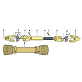 AX8 (40"OL) 1-3/8"-6 SPL X