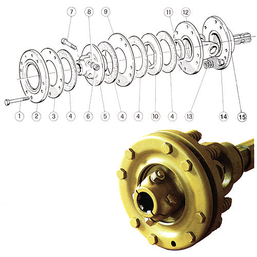 1705032 HUB FOR FD3 1 3/8 X 6
