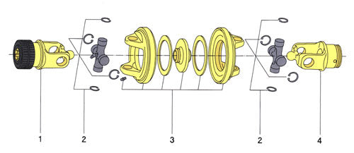 1008831 CENTER FOR G08 CV ASSY
